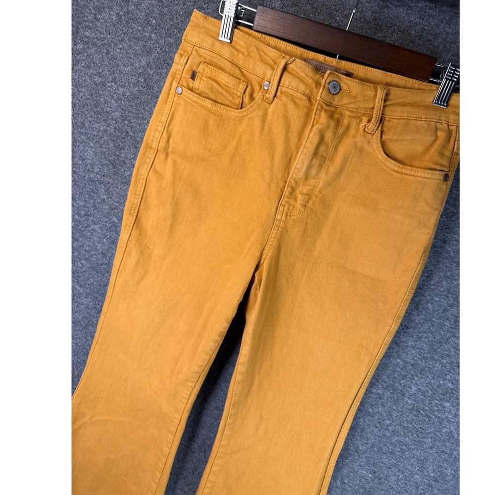 Judy Blue Mustard Yellow Wide Leg Jeans
